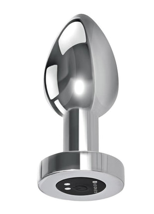 Gender X Rockin Rechargeable Metal XL Plug - Metal/Silver - XLarge