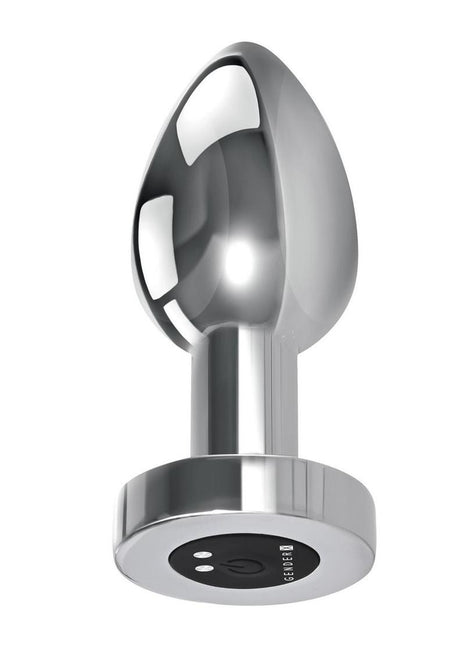 Gender X Rockin Rechargeable Metal XL Plug - Metal/Silver - XLarge