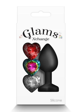 Glams Xchange Heart Silicone Anal Plug