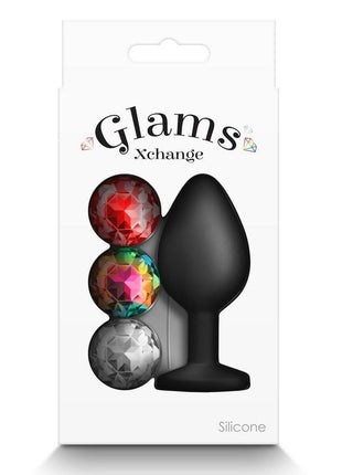 Glams Xchange Round Silicone Anal Plug