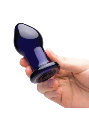 Glas Rechargeable Remote Controlled Vibrating Glass Butt Plug
