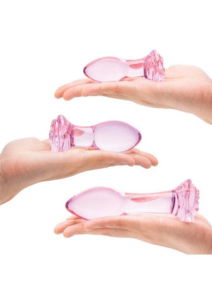 Glas Rosebud Butt Plug