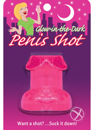 Glowing Penis Shooter - Glow In The Dark/Pink