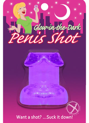 Glowing Penis Shooter - Glow In The Dark/Purple