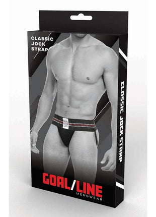 Goal Line Class Jockstrap - Black - Large/XLarge
