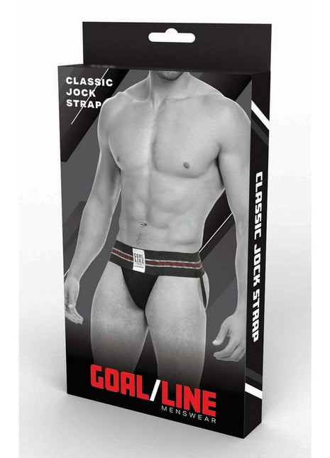 Goal Line Class Jockstrap - Black - Large/XLarge