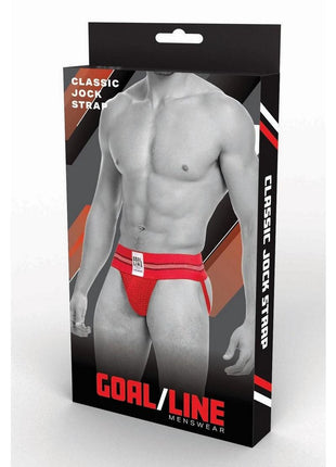 Goal Line Class Jockstrap - Red - Large/XLarge