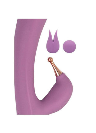 Goddess Tri-Tip Rechargeable Silicone Personal Vibrator