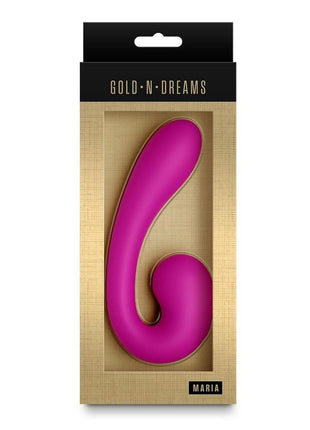 Gold-N-Dreams Maria Rechargeable Silicone Vibrator - Fuchsia/Pink