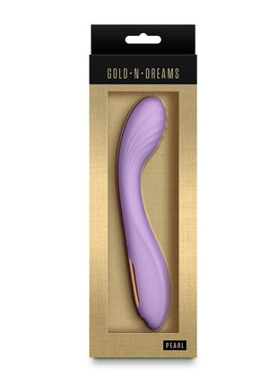 Gold-N-Dreams Pearl Rechargeable Silicone Vibrator - Lavender