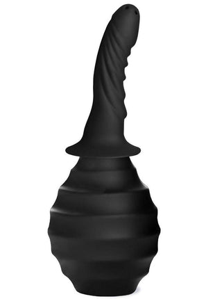 Good Clean Fun Silicone Phallic Douche - Black