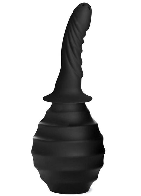 Good Clean Fun Silicone Phallic Douche - Black