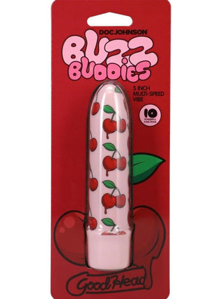 Goodhead Buzz Buddies Cherries 5in Vibe - Pink/Red