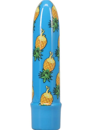 Goodhead Buzz Buddies Pineapple 5in Vibe - Blue/Gold