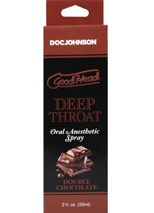 Goodhead Deep Throat Oral Anesthetic Spray Double Chocolate - 2oz