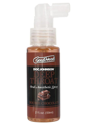 Goodhead Deep Throat Oral Anesthetic Spray Double Chocolate - 2oz