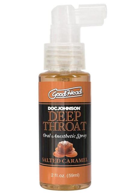 Goodhead Deep Throat Oral Anesthetic Spray Salted Caramel - 2oz