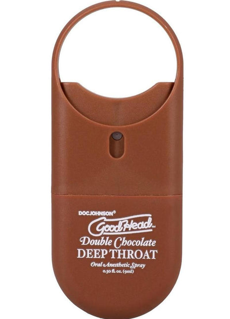 Goodhead Deep Throat To-Go Oral Anesthetic Spray .30oz - Double Chocolate