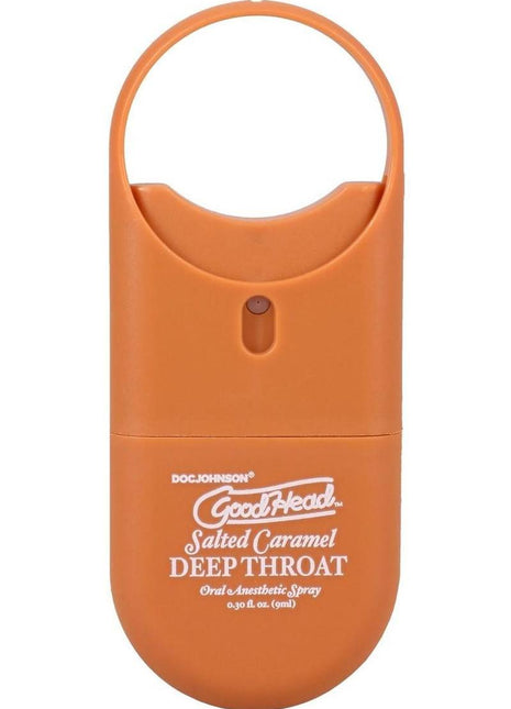 Goodhead Deep Throat To-Go Oral Anesthetic Spray .30oz - Salted Caramel