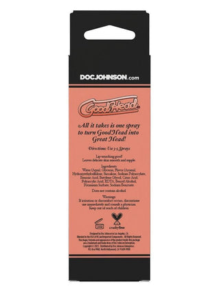 Goodhead Juicy Head Cocktails Dry Mouth Spray 2oz - Peach Bellini