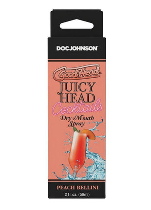 Goodhead Juicy Head Cocktails Dry Mouth Spray 2oz - Peach Bellini