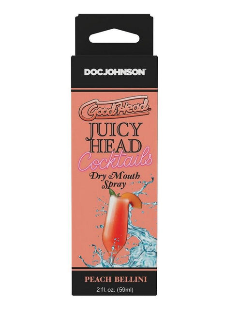 Goodhead Juicy Head Cocktails Dry Mouth Spray 2oz - Peach Bellini