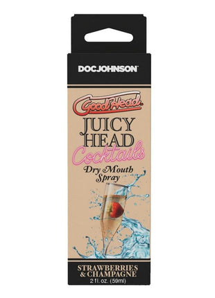 Goodhead Juicy Head Cocktails Dry Mouth Spray Boxed 2oz - Strawberries and Champagne