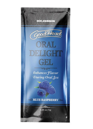 Goodhead Oral Delight Gel .24oz Bulk (48 Pieces) - Blue Raspberry