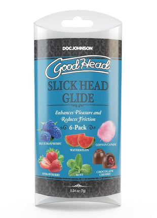 Goodhead Slick Head Glide .24oz (6 Pack) - Assorted