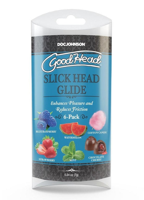 Goodhead Slick Head Glide .24oz (6 Pack) - Assorted