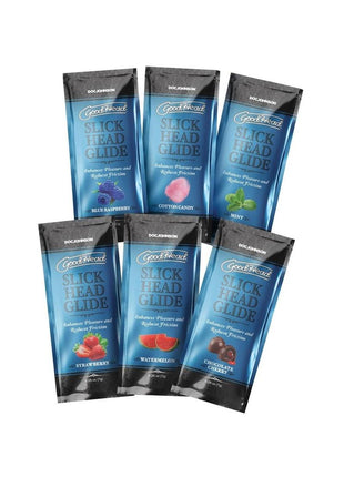 Goodhead Slick Head Glide .24oz (6 Pack) - Assorted