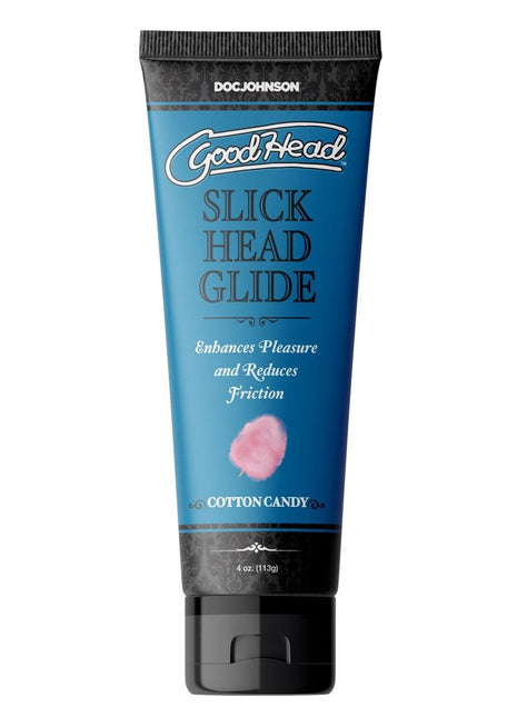 Goodhead Slick Head Glide Water Based Flavored Lubricant Cotton Candy - 4oz