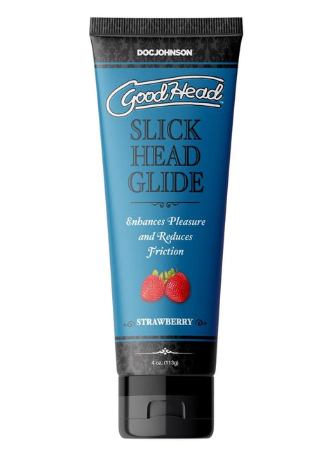 Goodhead Slick Head Glide Water Based Flavored Lubricant Strawberry - 4oz - Bulk