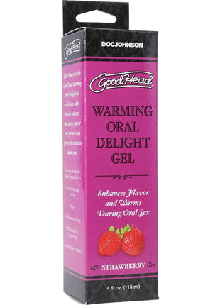 Goodhead Warming Head Oral Delight Gel Flavored Strawberry - 4oz