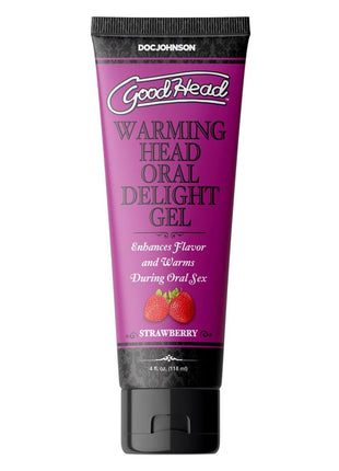 Goodhead Warming Head Oral Delight Gel Flavored Strawberry - 4oz