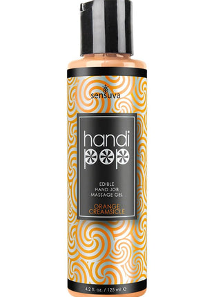 Handipop Edible Hand Job Massage Gel Orange Cream - 4.2oz