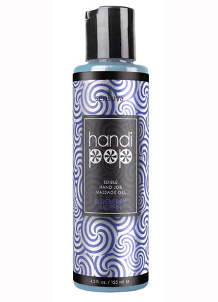 Handipop Edible Handjob Massage Gel Blueberry Muffin - 4.2oz