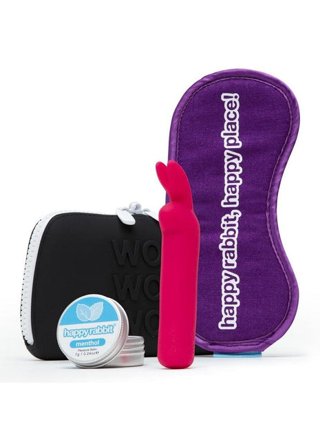 Happy Rabbit Clitoral Rechargeable Silicone Pleasure Kit - Purple - 4 Piece
