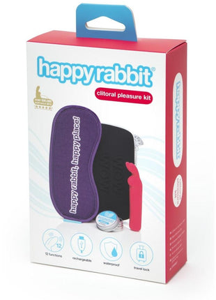 Happy Rabbit Clitoral Rechargeable Silicone Pleasure Kit - Purple - 4 Piece