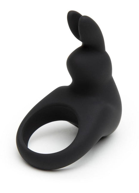 Happy Rabbit Rechargeable Silicone Cock Ring - Black