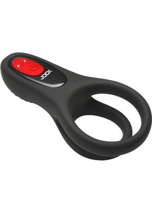 Hard-On Vibrating Rechargeable Silicone Cock Ring with Clit Stimulator