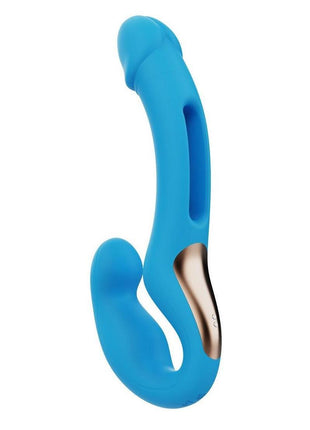 Harmony Duo App-Controlled Rechargeable Silicone Strapless Strap-On