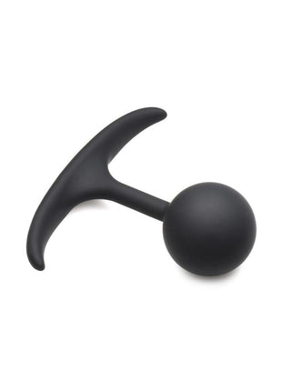 Heavy Hitters Comfort Plugs Premium Silicone Weighted Round - Black - Medium - 3.9in