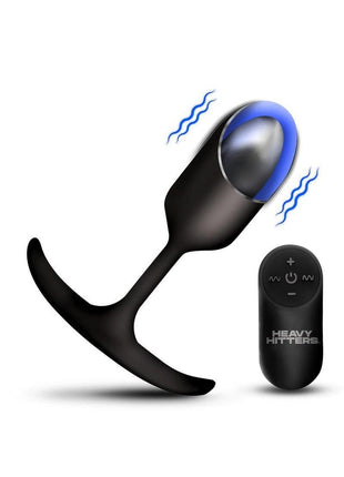 Heavy Hitters Vibrating Weighted Silicone Anal Plug