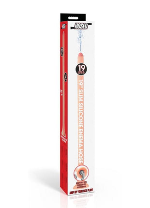 Hose Slim Silicone Enema - Vanilla - 19in