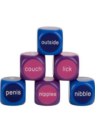 Hot and Spicy Party Dice - Multicolor