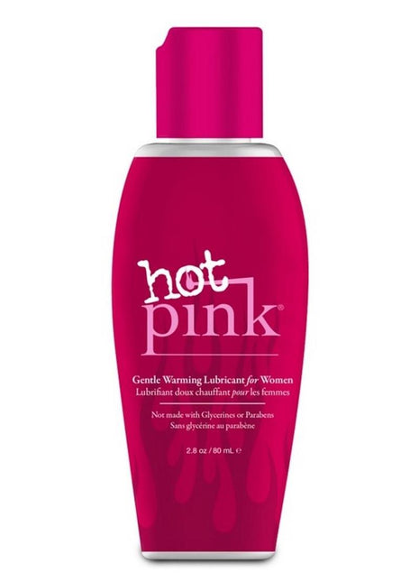 Hot Pink Water Based Warming Lubricant - 2.8oz