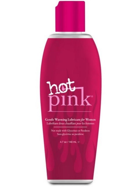 Hot Pink Water Based Warming Lubricant - 4.7oz