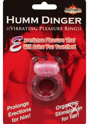 Humm Dinger Vibrating Cockring - Magenta/Pink