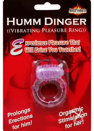 Humm Dinger Vibrating Cockring - Purple